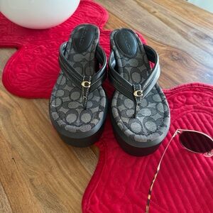 Coach Black Platform Women's Shoes